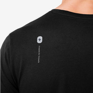 men's Black Super Soft - Shortsleeve Underscrub