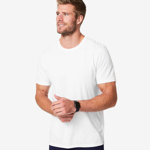 men's White Super Soft - Shortsleeve Underscrub