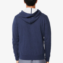 Load image into Gallery viewer, men&#39;s Heather Navy Essential Hoodie 2.0
