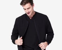 Load image into Gallery viewer, men&#39;s Black Zapote - Scrub Jacket
