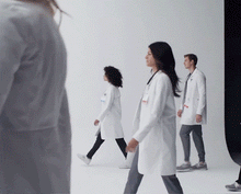 Load image into Gallery viewer, women's The Buttoned Up Lab Coat
