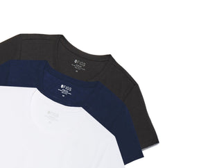men's Black Super Soft - Shortsleeve Underscrub